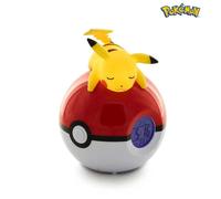 Zegar Alarmowy Pikachu Pokeball 18 cm z Podświetlanym Wyświetlaczem LCD