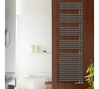 Zehnder Forma Asym Design- Radiateurs salle de bain ZF600560A300000 LFAL-170-060, 1681 x 596 mm, aluminium gris, gauche
