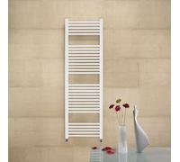 Zehnder Impa - Radiateur de salle de bains 140x50 cm, droit, laqué blanc IMP-140-050