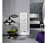 Zehnder Metropolitan Bar radiateur sèche-serviettes design ZM101250B100000 MEP-120-050, 1225 x 500 mm, blanc, RAL 9016