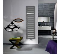 Zehnder Radiateur sèche-serviettes Metropolitan MEP-180-050 eau chaude 1750x500 mm aluminium gris