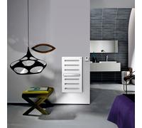 Zehnder Radiateur électrique design Metropolitan Bar ZM1Z1140B100020 MEPE-080-040/GD, 805 x 400 mm, blanc, RAL 9016