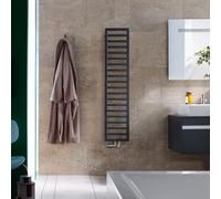 Zehnder quaro Design- Radiateurs salle de bain ZQ100230AW00000 QA -140-030, 1403 x 300 mm, gris anthracite, RAL 7016