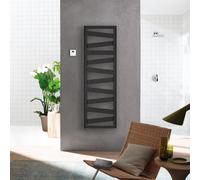 Zehnder Ribbon Sèche-serviettes, fonctionnement tout électrique, ZRIZ1650A600010, RB-160-050/GD