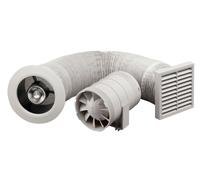 Zehnder Silent - Kit de ventilation avec ventilateur de 100 mm ZSR100LTSK