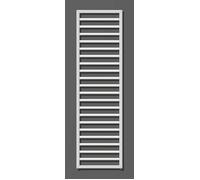 Zehnder Subway - Radiateur de salle de bains 155x45 cm, droit, raccord central 5 cm, chromé SUBC-150-045