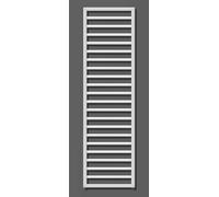 Zehnder Subway - Radiateur de salle de bains 155x45 cm, droit, raccord central 5 cm, laqué blanc SUB-150-045