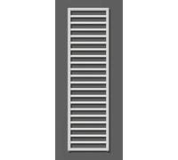 Zehnder Subway - Radiateur de salle de bains 155x60 cm, droit, raccord central 5 cm, laque blanche SUB-150-060