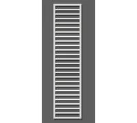 Zehnder Subway - Radiateur de salle de bains 184x45 cm, droit, raccord central 5 cm, chromé SUBC-180-045