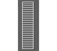 Zehnder Subway - Radiateur de salle de bains 184x60 cm, droit, raccord central 5 cm, laqué blanc SUB-180-060
