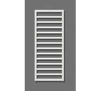 Zehnder Subway - Radiateur de salle de bains 97x60 cm, droit, raccord central 5 cm, laqué blanc SUB-100-060
