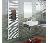 Zehnder Universal Sèche-serviettes, Modèle de remplacement, fonctionnement mixte ou à eau chaude, ZU100450B1N5000, HU-180-050-NA50