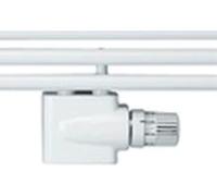 Zehnder Vario Raccord chromé avec cache, 1 pièce.