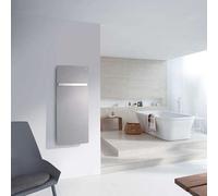 Zehnder Vitalo Bar - Radiateur de salle de bains 125x50 cm, droit, raccord central 5 cm, laqué blanc VIP-125-050