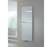 Zehnder Vitalo Bar - Radiateur de salle de bains 157x40 cm, droit, raccord central 5 cm, laqué blanc VIP-160-040