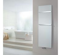 Zehnder Vitalo Bar - Radiateur de salle de bains 157x60 cm, droit, raccord central 5 cm, laqué blanc VIP-160-060