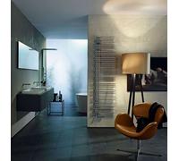 Zehnder Yucca Asym - Radiateur de salle de bains 174x58 cm, droit, à une rangée, laqué blanc YA-170-060