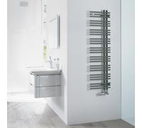 Zehnder Yucca Asym Sèche-serviettes, fonctionnement mixte ou à eau chaude, ZY300338A300000, YA-130-40