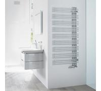 Zehnder Yucca Asym Sèche-serviettes, fonctionnement mixte ou à eau chaude, ZY300358CR00000, YAC-130-060
