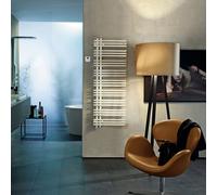 Radiateur électrique design Zehnder Yucca Asym ZY3Z0348B100000 YAER-130-50/GD 1329 x 478 mm, blanc, RAL 9016