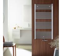 Zehnder Zeno Sèche-serviettes, fonctionnement mixte ou à eau chaude, ZZ200260CR00000, ZNC-120-060-05