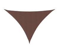 Zeiquah Voile d'ombrage triangulaire en tissu Oxford - 3 x 3 x 4,24 m - Résistant aux UV - Imperméable - Pour jardin, terrasse, balcon, tonnelle - Protection solaire - Avec fixations en acier
