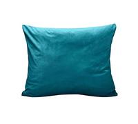 Zelesta Velvetbed taies d'oreiller - Velvet taies d'oreiller Set de 2 - Résistant et hypoallergénique (Petrol, 60x70 cm)