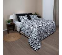 Zelesta Wonderbed 140x200 Couette 4 Saisons - Couette sans Housse - Couette Hiver et Couette été Chaude - Couette Lavable sans Housse - Couette hypoallergénique (Zebra Skin, 140x200cm)