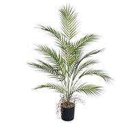 Zelihrdu Plante Artificielle Areca Palmier Artificiel 95cm Fausse Plantes Interieur et Exterieur en Pot Plastique Arbre Artificiel Maison Jardin Bureau Balcon Cour Salon Chambre Verte Décoration