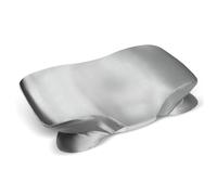 Zelimun Taie d'oreiller en Satin pour Oreiller de Soutien du Cou, taie d'oreiller pour Oreiller Cervical (Gray)