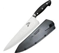 Zelite Couteau Cuisine, Couteau de Chef en Acier Inoxydable, Kit Couteau Cuisine Professionnelle de 25,4 cm, Couteau de Chef Aiguisé, Couteau de type japonais, Couteaux de Cuisine avec Lame Ultra Tran