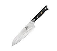 Zelite Couteau Cuisine, Couteau Santoku en Acier Inoxydable, Kit Couteau Cuisine Professionnelle de 17,8 cm, Couteau de Chef Aiguisé, Couteau de type japonais, Couteaux de Cuisine Japonais Ultra Tranc