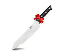 Zelite Infinity Couteau Cuisine Kiritsuke de 23 cm - Série Alpha Royale - Couteau Japonais AUS-10 Acier Damas 67 Couches - Couteau Professionnel Ultra Acéré - Couteau Chef Tranchant Extra Durable