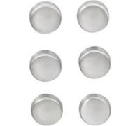 Zeller Present 11203 Ensemble d'Aimants INOX Ø 2,7 cm 6 Pièces