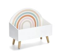 ZELLER Coffre à jouets pour enfants arc-en-ciel 58x28x52cm