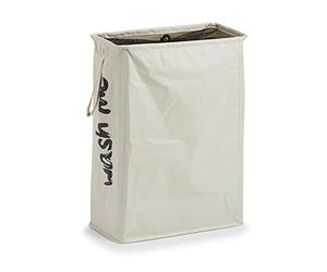 Zeller 14282 Wash me Panier à linge Polyester Beige Env. 20 x 40 x 56 cm