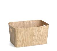 Zeller 14431 Boîte de rangement en carton Motif bois Env. 34,2 x 24,5 x 18 cm
