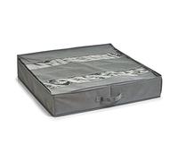 Zeller 14610 Boîte de Rangement pour Chaussures Flanelle Gris 60 x 60 x 13 cm
