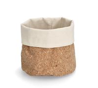 Zeller 15233 Panier de rangement, en liège/coton, env. Ø 20 x 20 cm