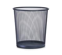 Zeller Corbeille à papier 17740 – Grille métallique Anthracite Diamètre 26 cm Hauteur 28 cm