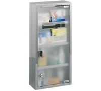 18112 armoire à pharmacie en acier inoxydable, 27 x 12 x 57 cm