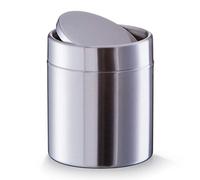 Zeller 18408 Poubelle de Table en INOX 201 Diamètre 11,5 cm Hauteur 14 cm