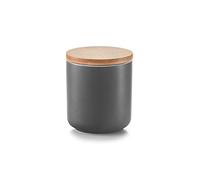 Zeller 19825 Boîte à épice Céramique/Bambou Anthracite 7,5 x 8,5 x 8 cm