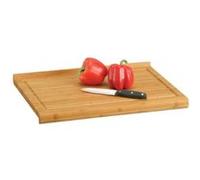 Zeller 2057769 planche à découper avec rebord en bambou marron 48 x 38 x 3 cm Marron G