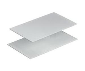Zeller 2057831 planche à découper argent set de 2 Argent G