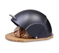Zeller 2057990 Boîte à Pain Noir 37 x 26 x 20,5 cm
