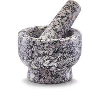Zeller 24505 kit de mortier et pilon en granite gris, 9 x 9 x 6,5 cm, 2 unités G