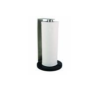 ZELLER 24857 PORTE ESSUIE-TOUT EN ACIER INOXYDABLE ET EN PLASTIQUE, Ø 17 CM, HAUTEUR 30 CM