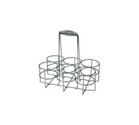 ZELLER 24904 SUPPORT POUR 6 BOUTEILLES 32 X 22 X 31 CM (CHROME)