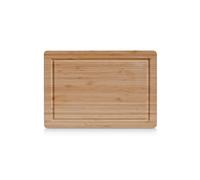Zeller Planche à découper 25219 en bambou brun 32 x 22 x 1,6 cm